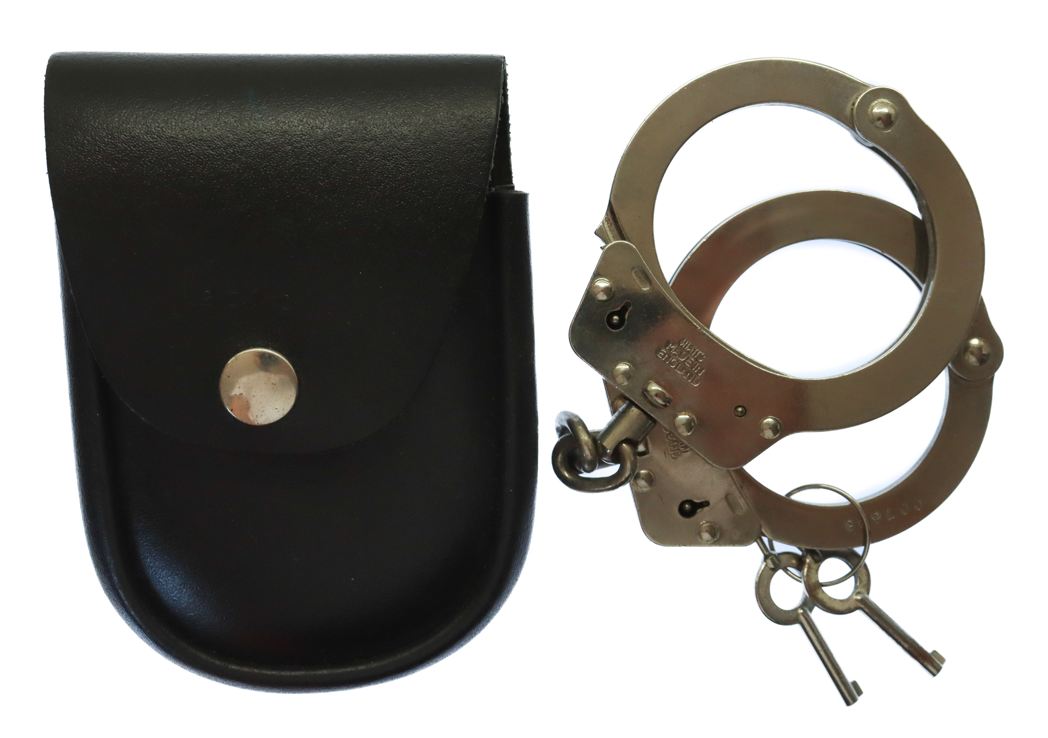 Hiatt 2010 Police Handcuffs with Key & Pouch