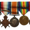 WW1 Military Medal & Bar and Mentioned in Despatches Medal Group of Five - Sjt. J. Blackburn, Royal Engineers and Liverpool Regiment