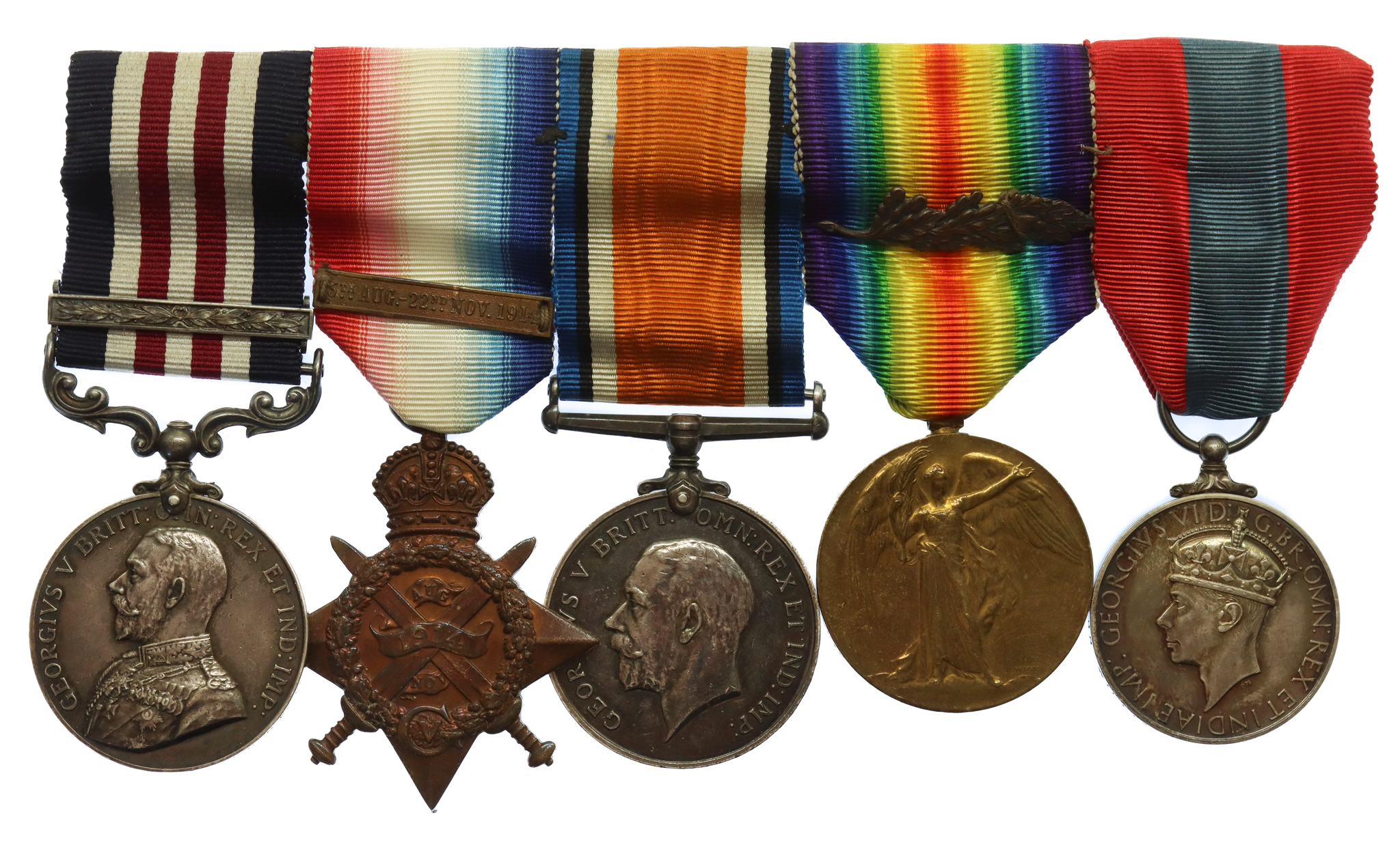 WW1 Military Medal & Bar and Mentioned in Despatches Medal Group of Five - Sjt. J. Blackburn, Royal Engineers and Liverpool Regiment
