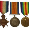 WW1 Casualty 1914-15 Star Medal Trio - Pte. G.L. Booker, Pte. G.L. Booker, 20th and 22nd Bn. Royal Fusiliers - K.I.A. 19/10/16