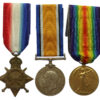 WW1 1914-15 Star Medal Trio - Sepoy Nadar Khan, 92nd Punjabis
