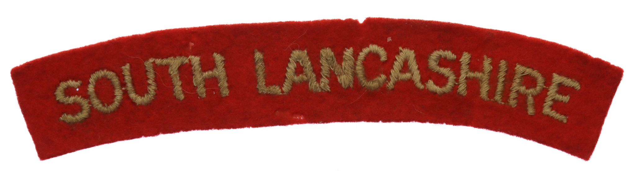 South Lancashire Regiment (SOUTH LANCASHIRE) Cloth Shoulder Title
