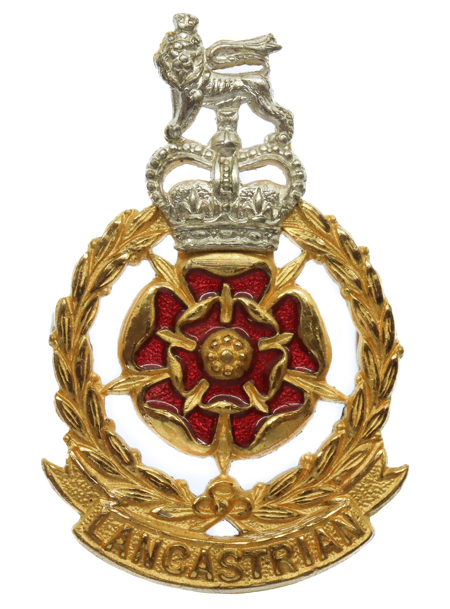 Lancastrian Brigade Officer's Cap Badge