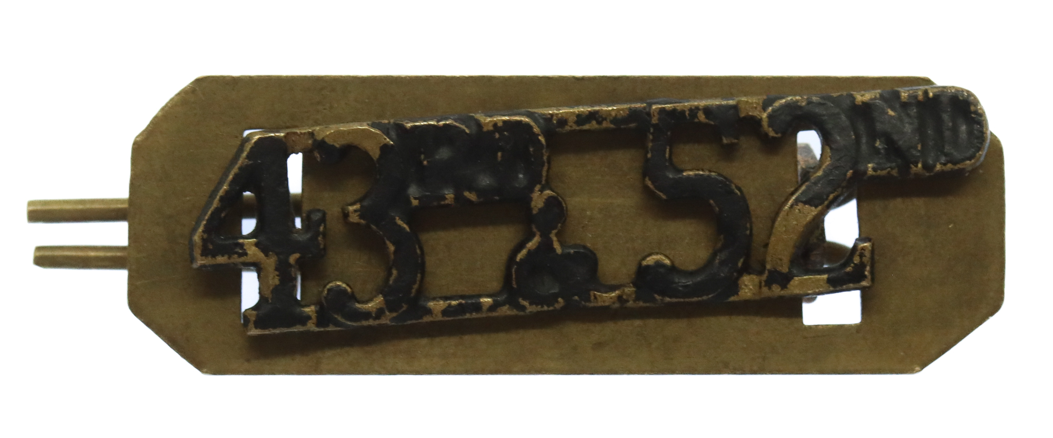 1st Green Jackets Brigade (43rd & 52nd) Shoulder Title