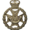 Green Jackets Brigade Officer's Silvered Cap Badge