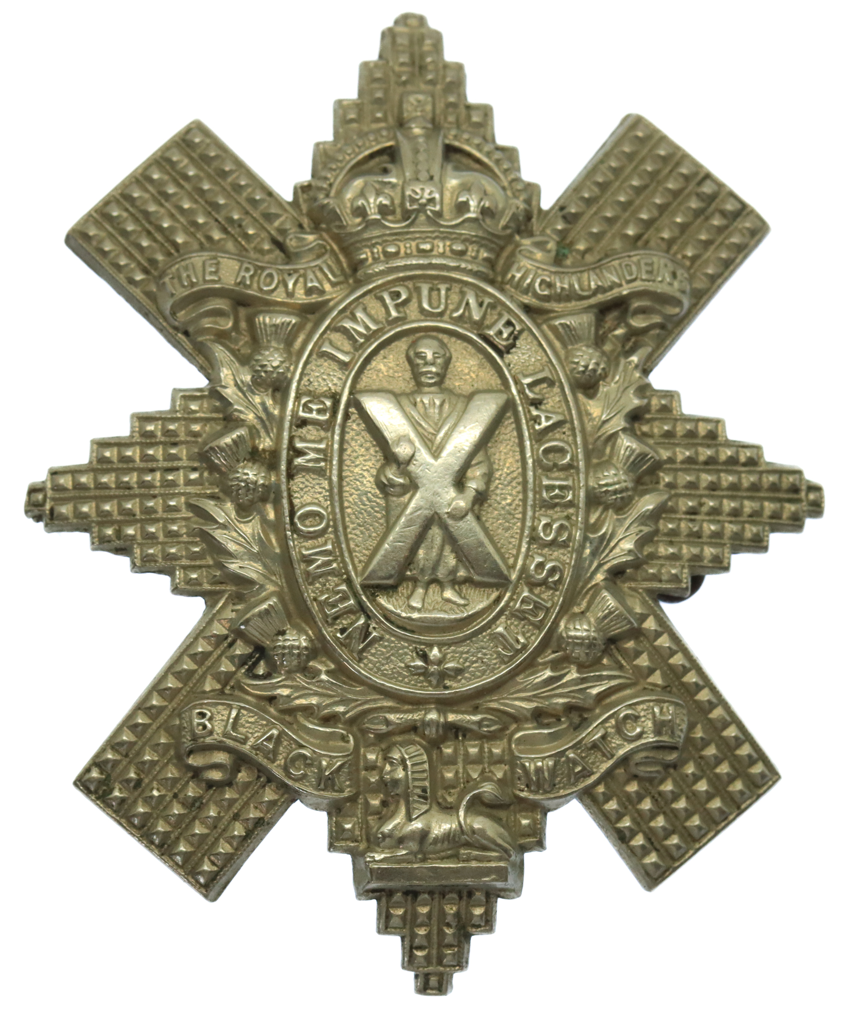 Black Watch (The Royal Highlanders) Cap Badge - King's Crown
