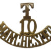 10th Territorial Bn Manchester Regiment (T/10/MANCHESTER) Shoulder Title