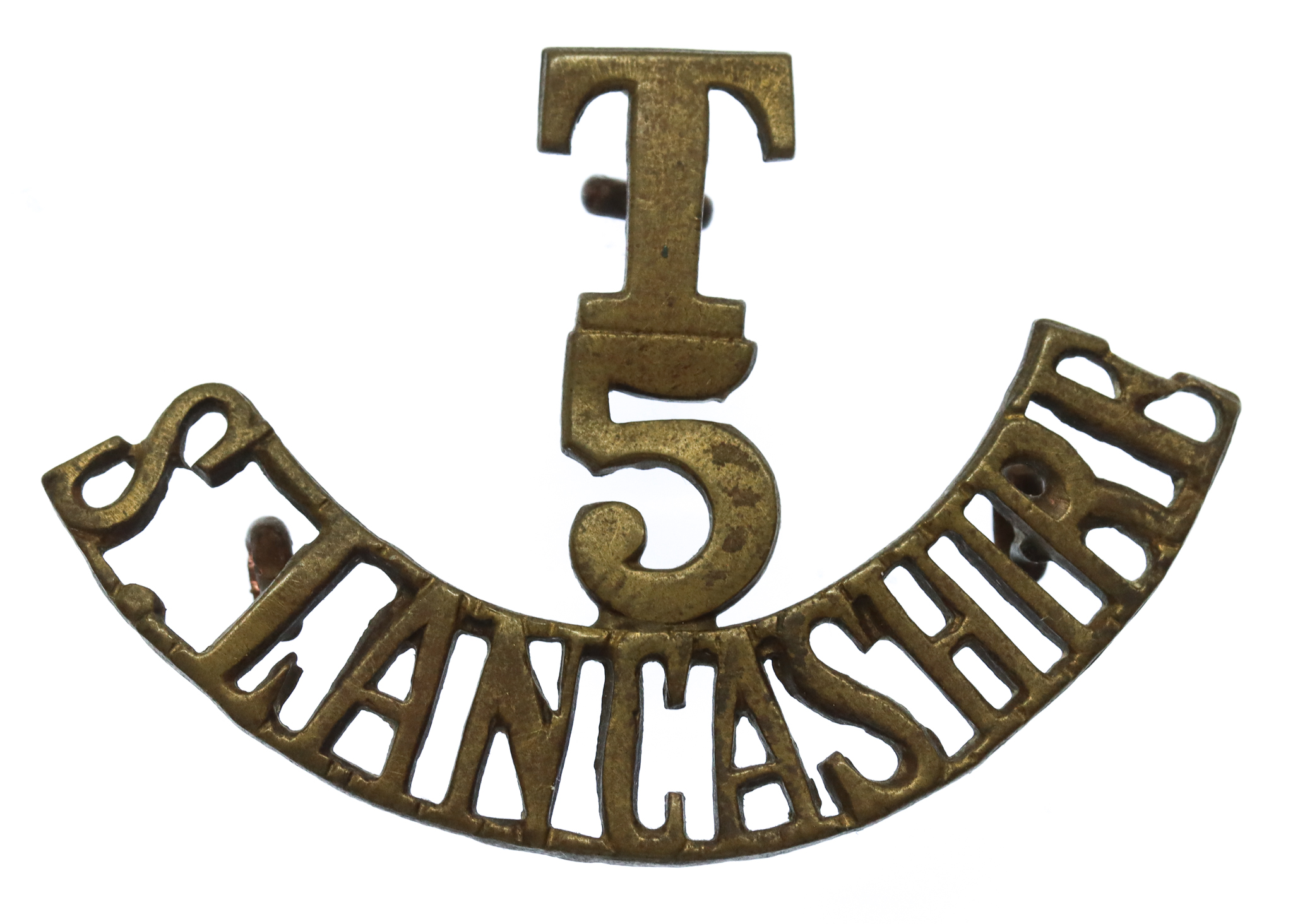 5th Territorial Bn. South Lancashire Regiment (T/5/S.LANCASHIRE) Shoulder Title