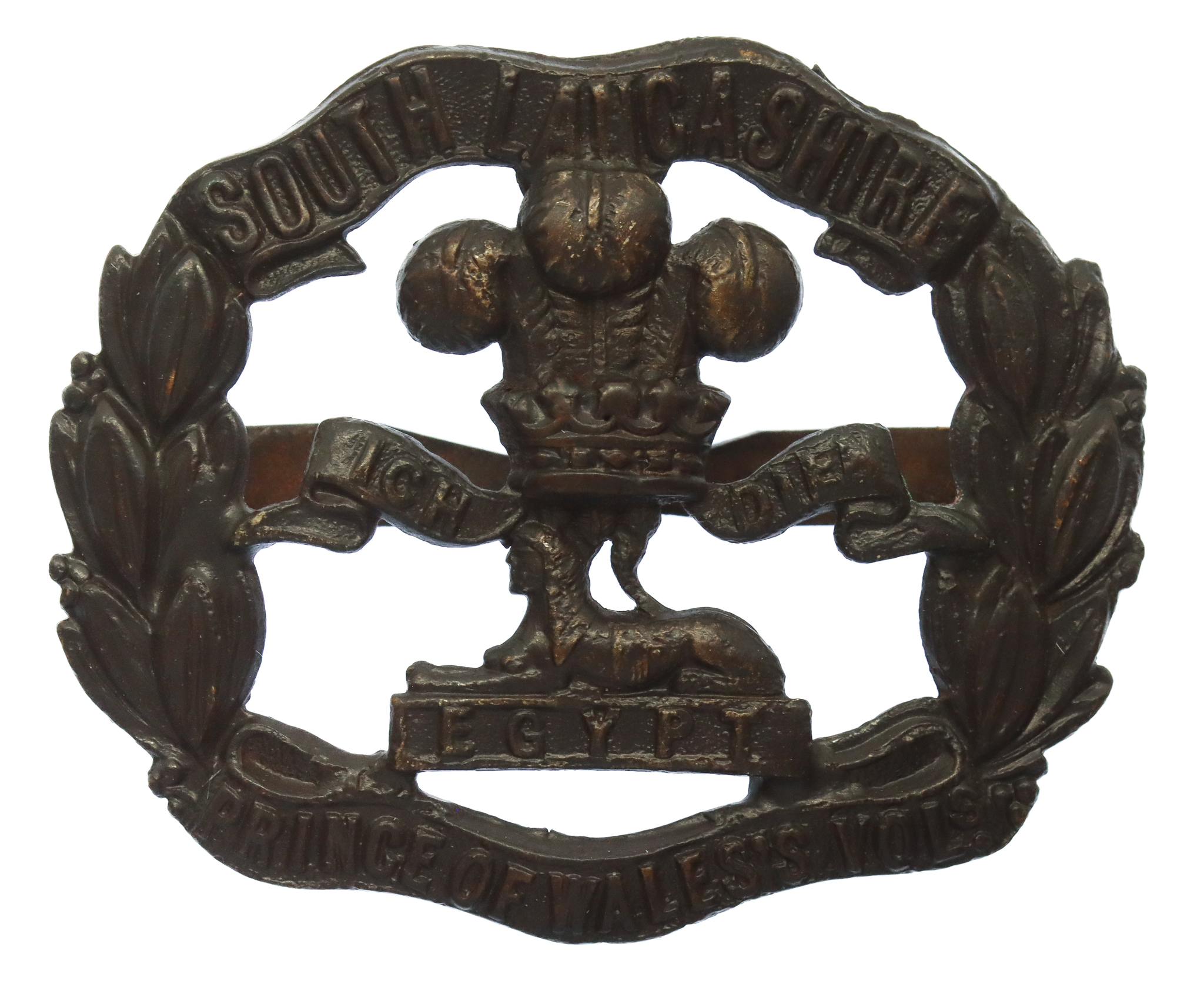 South Lancashire Regiment Officer's Service Dess Cap Badge