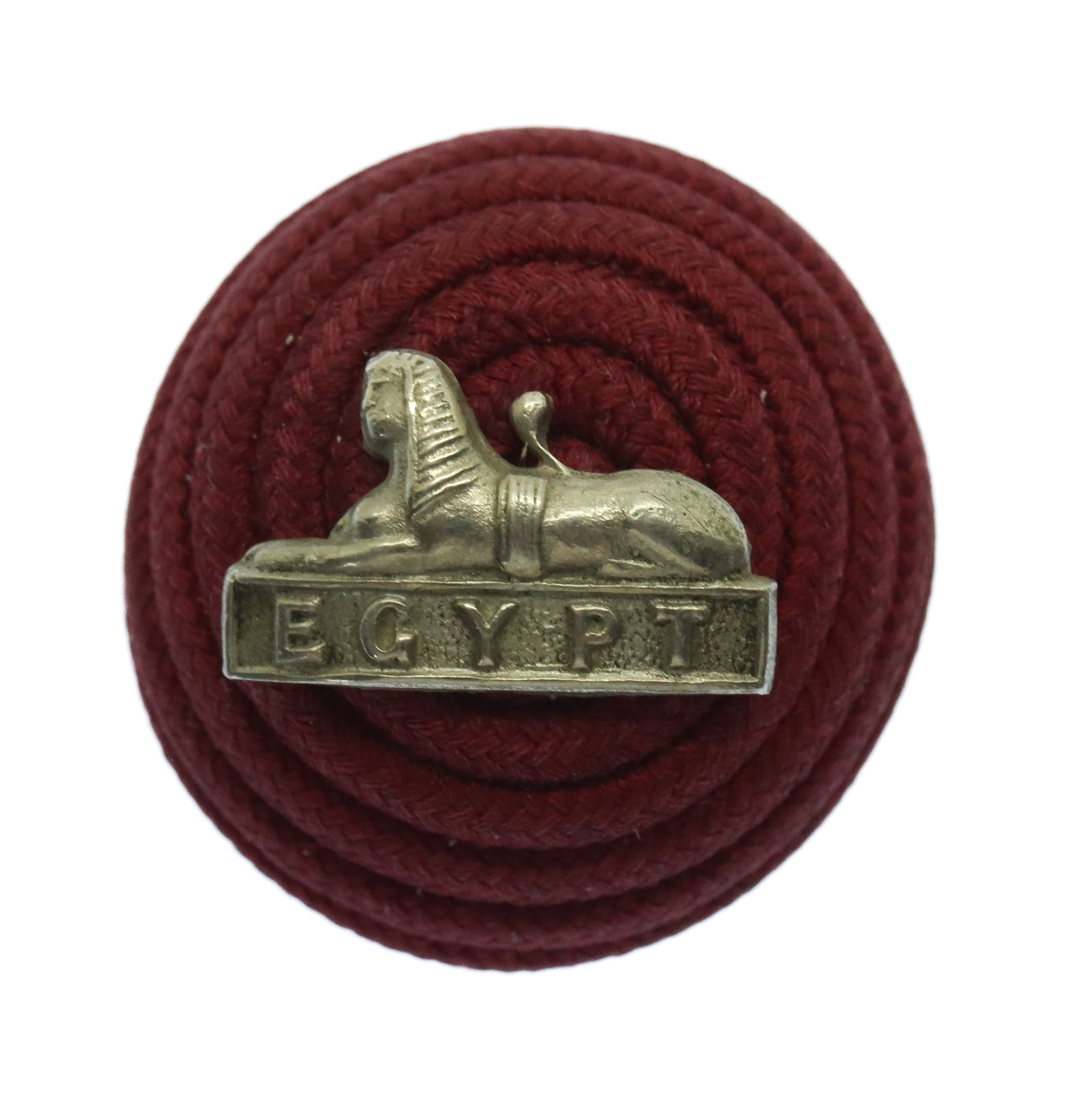 South Lancashire Regiment Officer's Cord Boss Cap Badge