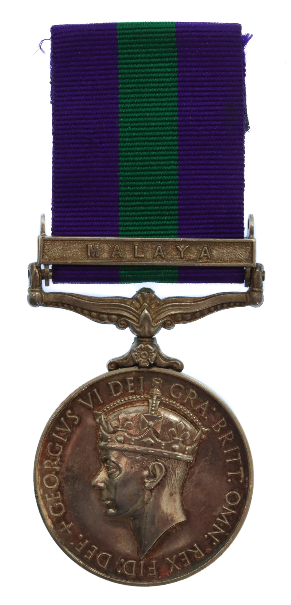 General Service Medal (Clasp - Malaya) - Pte. A.J. Fee, King's Own Yorkshire Light Infantry - Died 20/2/51