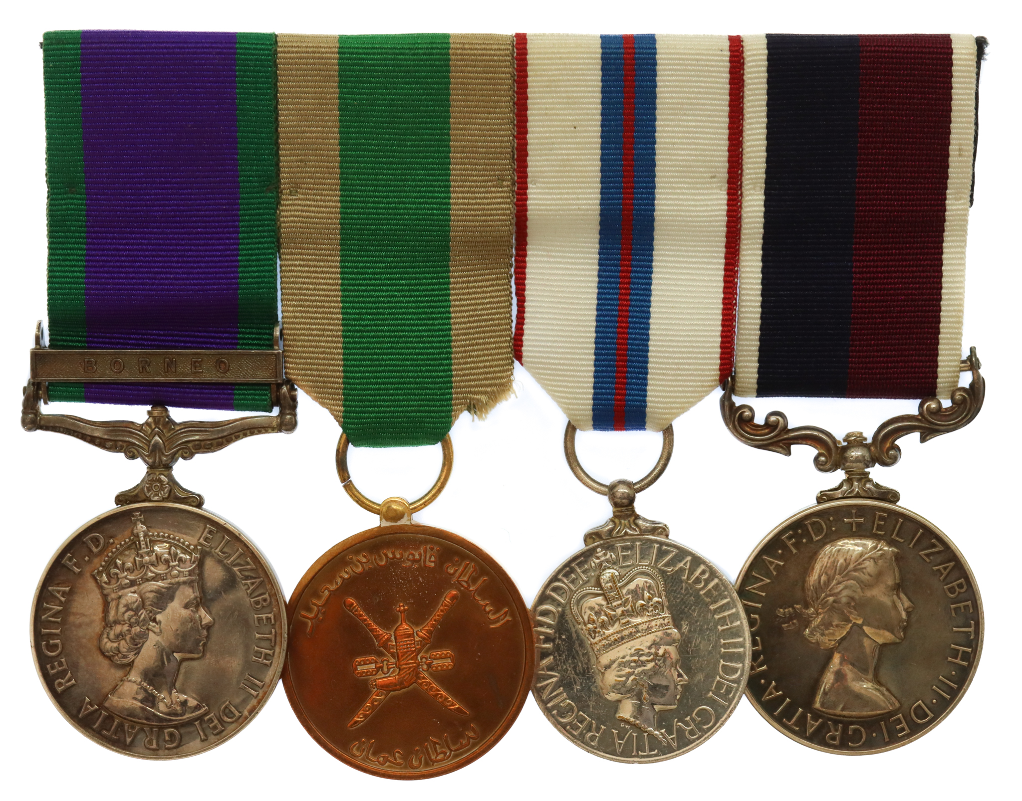 Campaign Service Medal (Clasp - Borneo) and RAF Long Service & Good Conduct Medal Group of Four - Cpl. K. Dutton, Royal Air Force