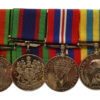 Canadian WW2 and Korean War Medal Group of Eight - A. Sgt. E.L. McGuire