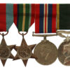 WW2 Far East Prisoner of War Territorial Efficiency Medal Group - Lieut. N.R. Parker, 88th Field Regt. Royal Artillery