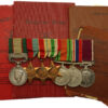 1936 IGS (North West Frontier 1936-37), WW2 and Long Service & Good Conduct Medal Group of Seven - W.O.Cl.2. W.T. Meek, Royal Artillery