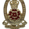 Queen's Lancashire Regiment Anodised (Staybrite) Cap Badge