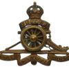 Royal Artillery (Revolving Wheel) Cap Badge - King's Crown