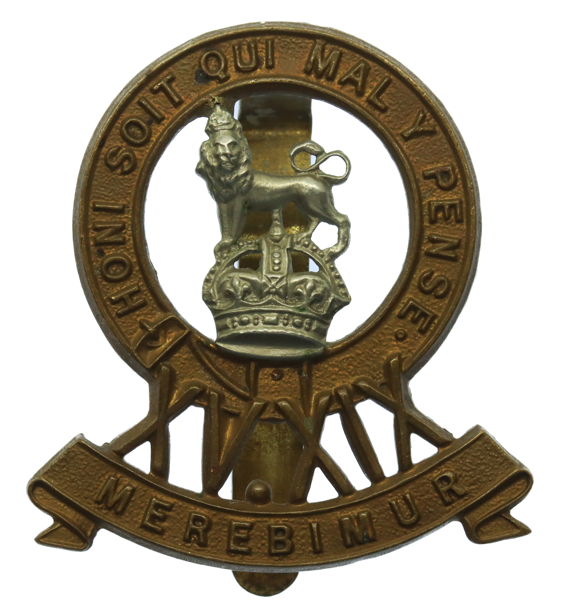 15th/19th King's Hussars Cap Badge - King's Crown