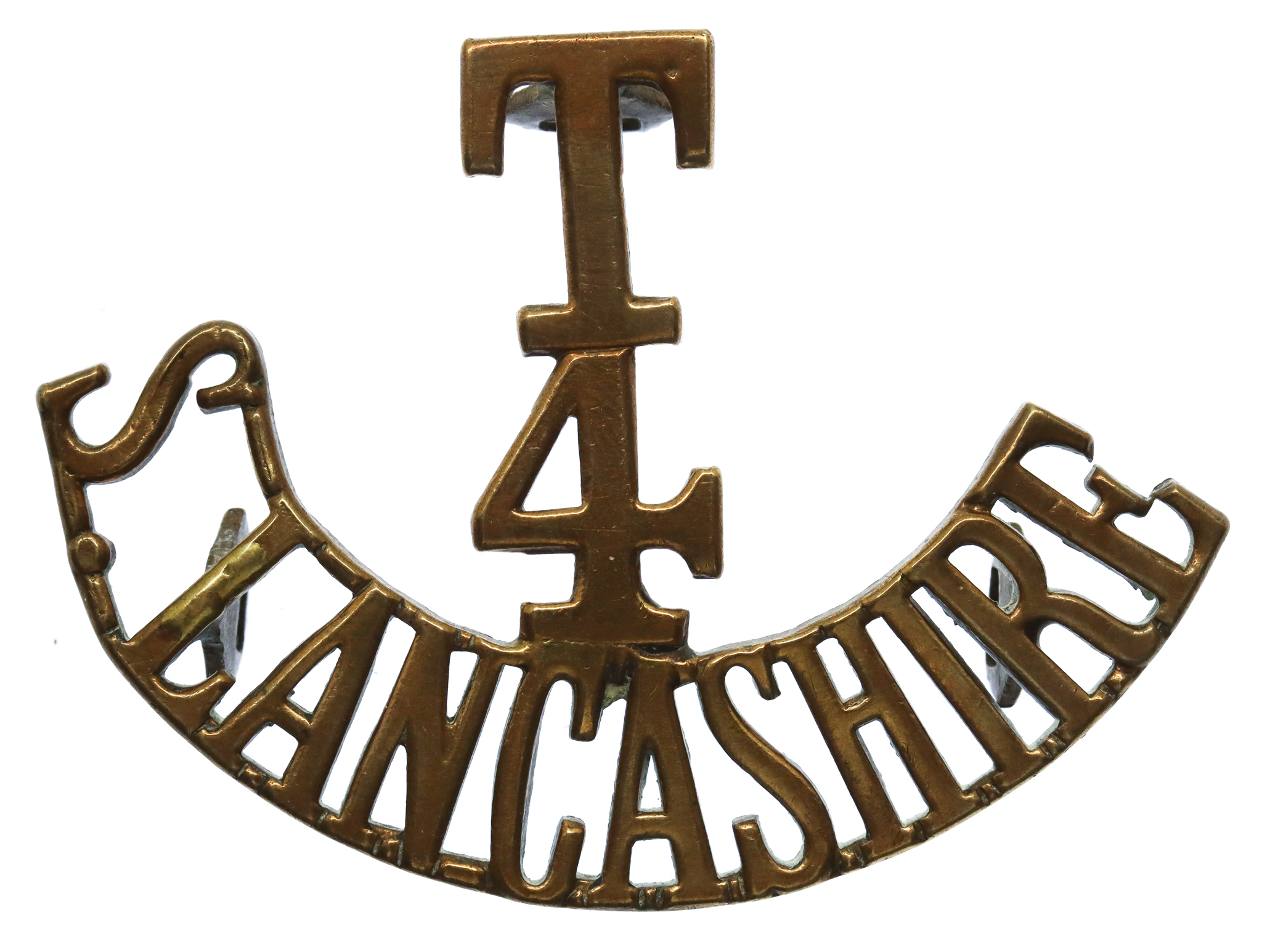 4th Territorial Bn. South Lancashire Regiment (T/4/S.LANCHASHIRE) Shoulder Title