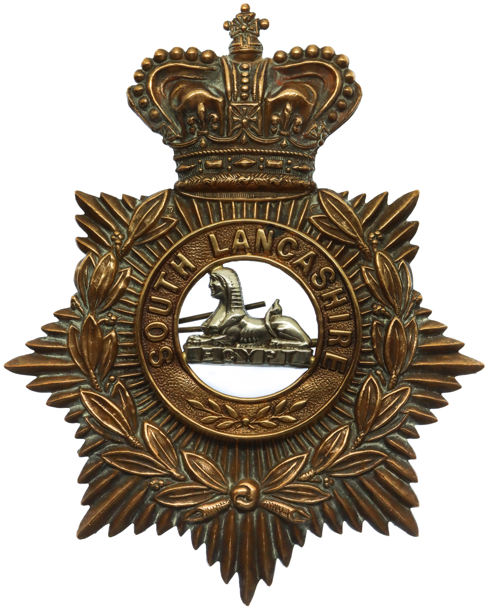 Victorian South Lancashire Regiment (Prince of Wales's Volunteers) Helmet Plate