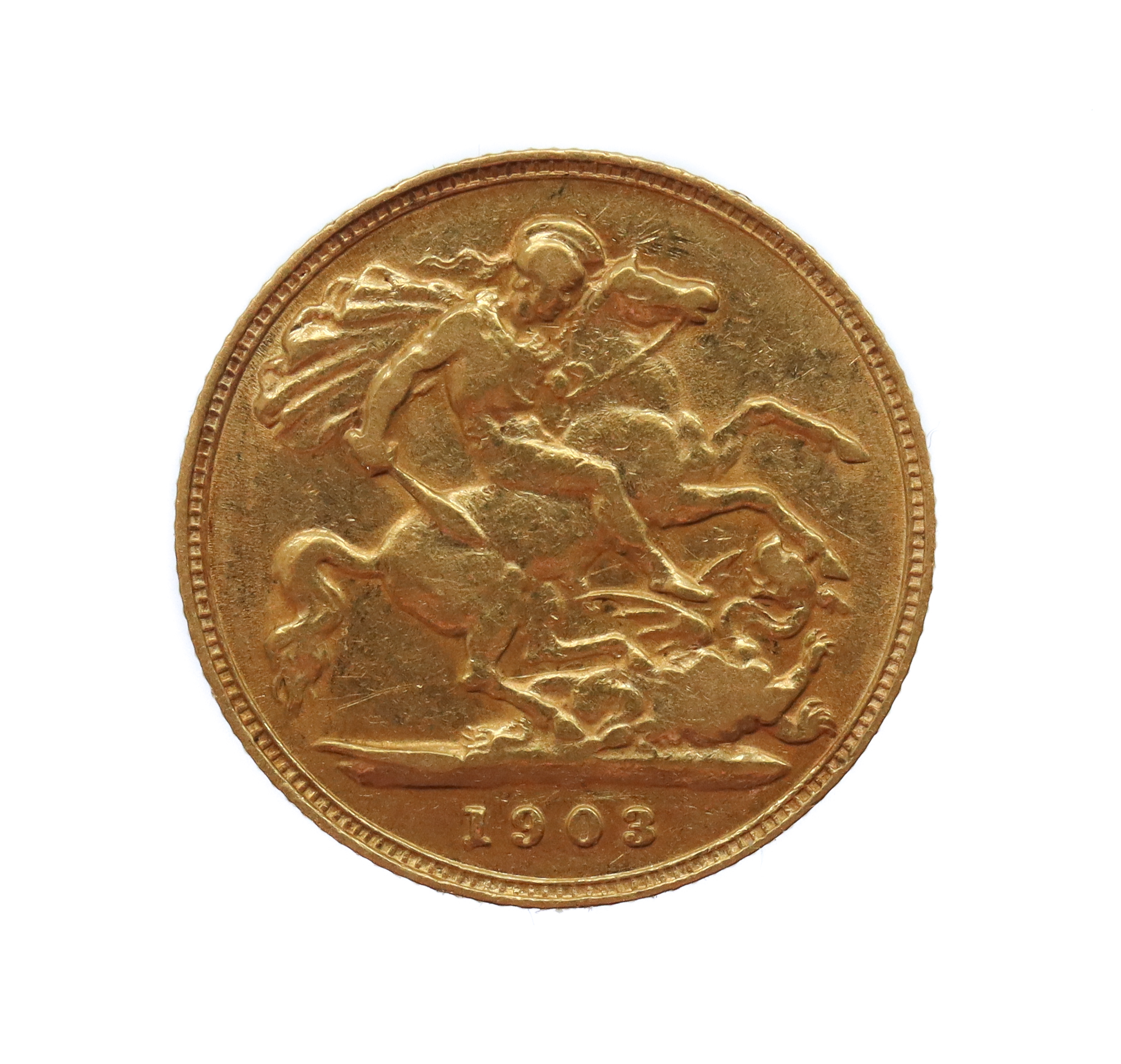 1903 Edward VII 22ct Gold Half Sovereign 
