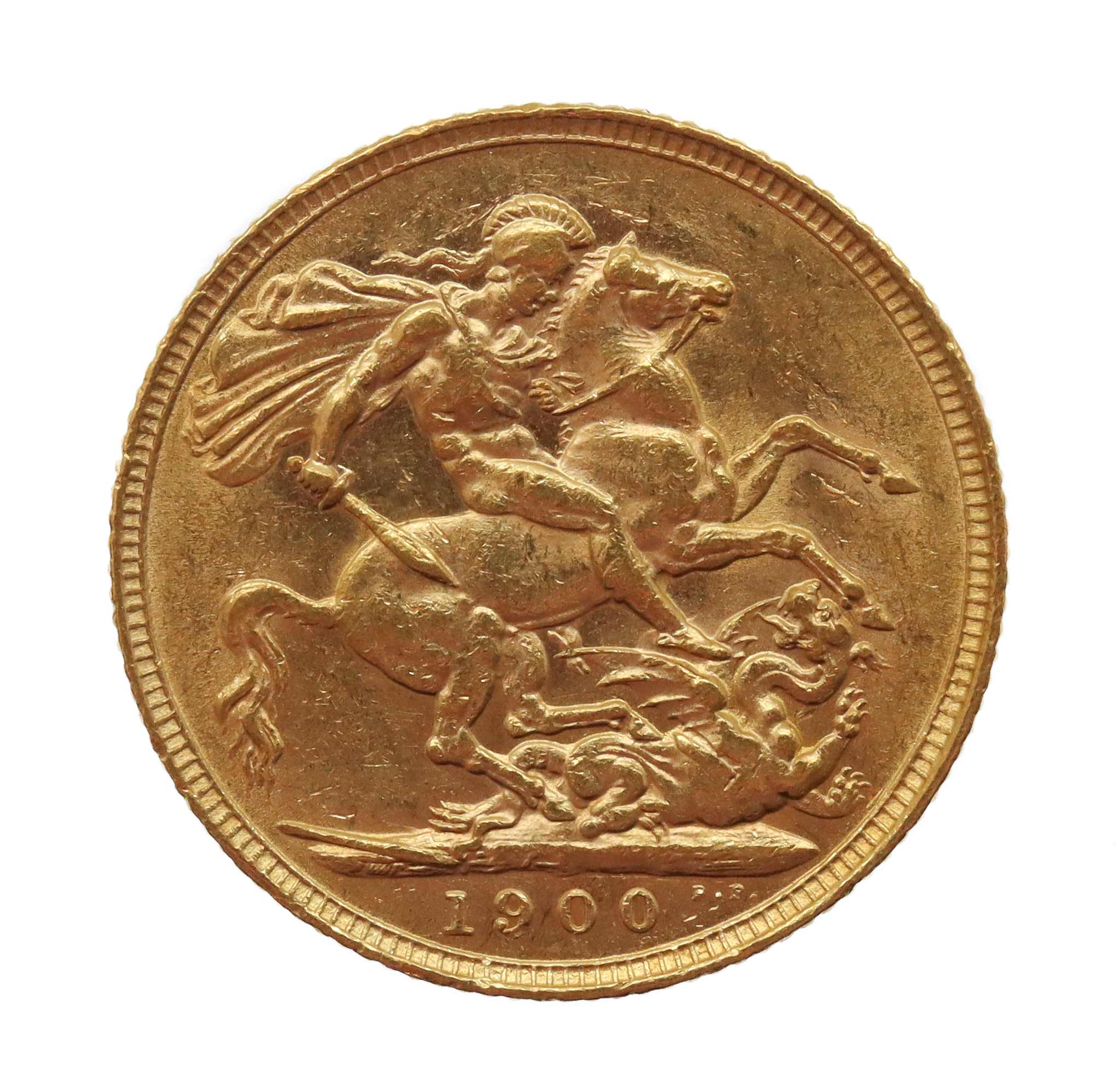 1900 Victoria 22ct Gold Full Sovereign Coin