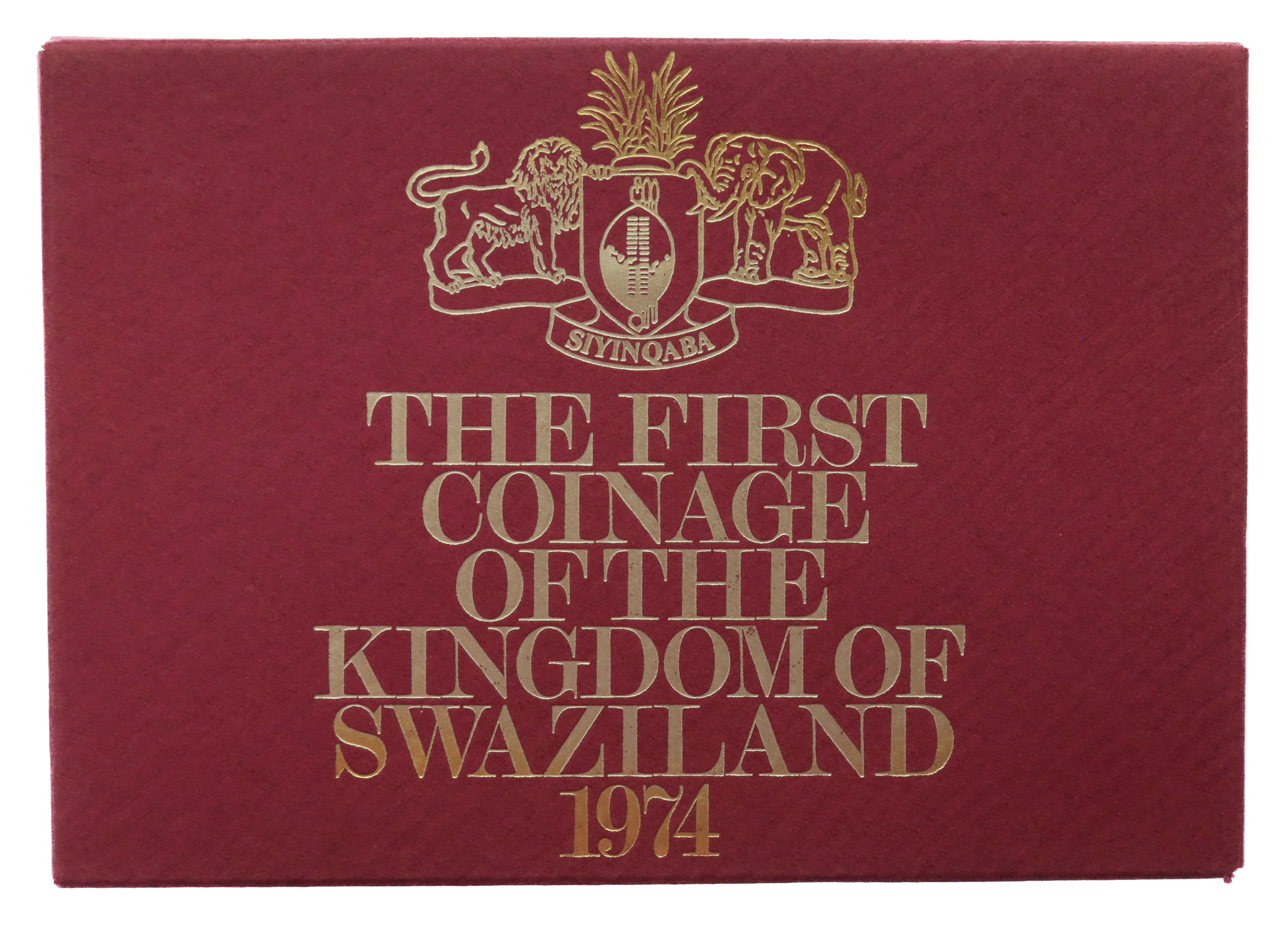 Royal Mint First Coinage of The Kingdom of Swaziland 1974 Proof Coin Set