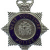 West Yorkshire Police Enamelled Star Cap Badge - Queen's Crown