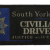 South Yorkshire Police Civilian Driver Cloth Patch Badge
