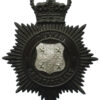 Durham Constabulary Black Helmet Plate - Queen's Crown