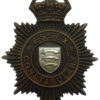 Essex Constabulary Night Helmet Plate - King's Crown