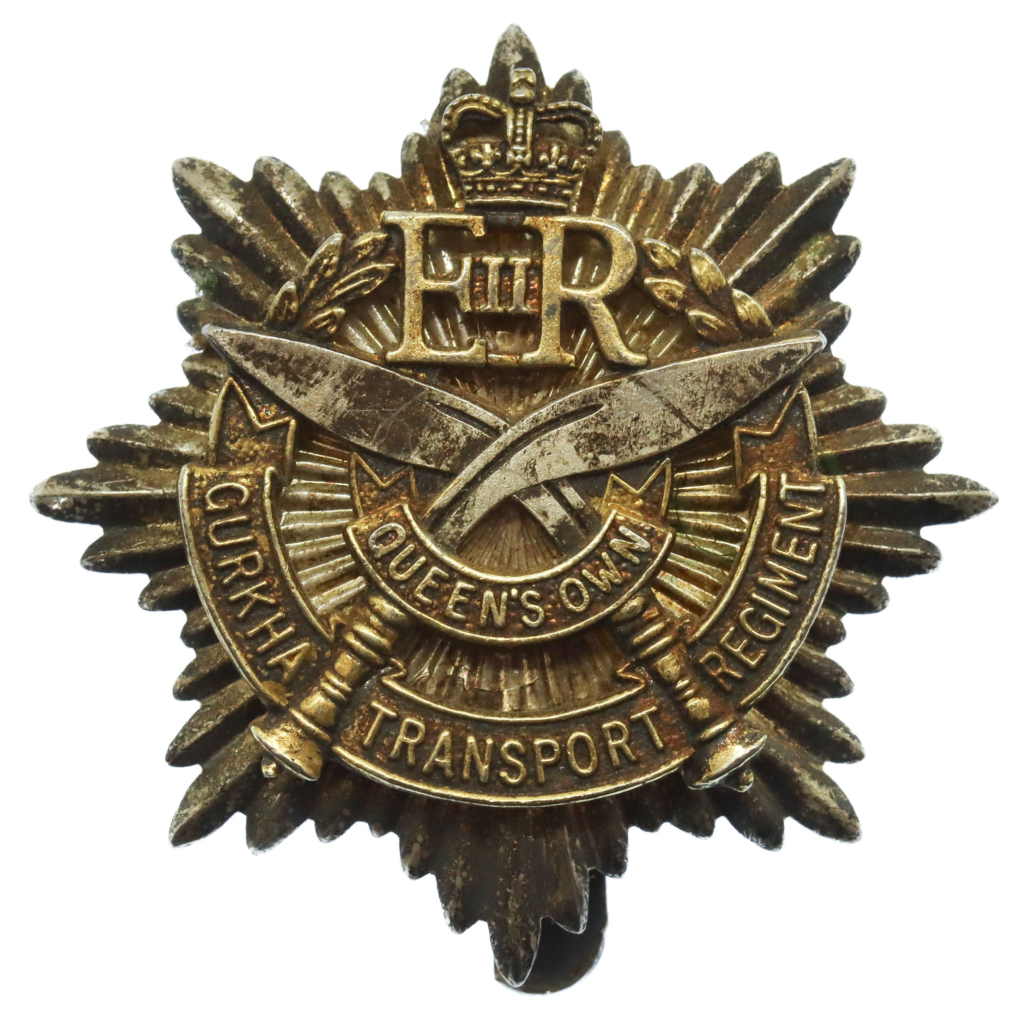 Queen's Own Gurkha Transport Regiment Bi-metal Cap Badge