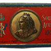 Rare Boer War 1900 Queen Victoria Christmas Gift Tin with Original Chocolate