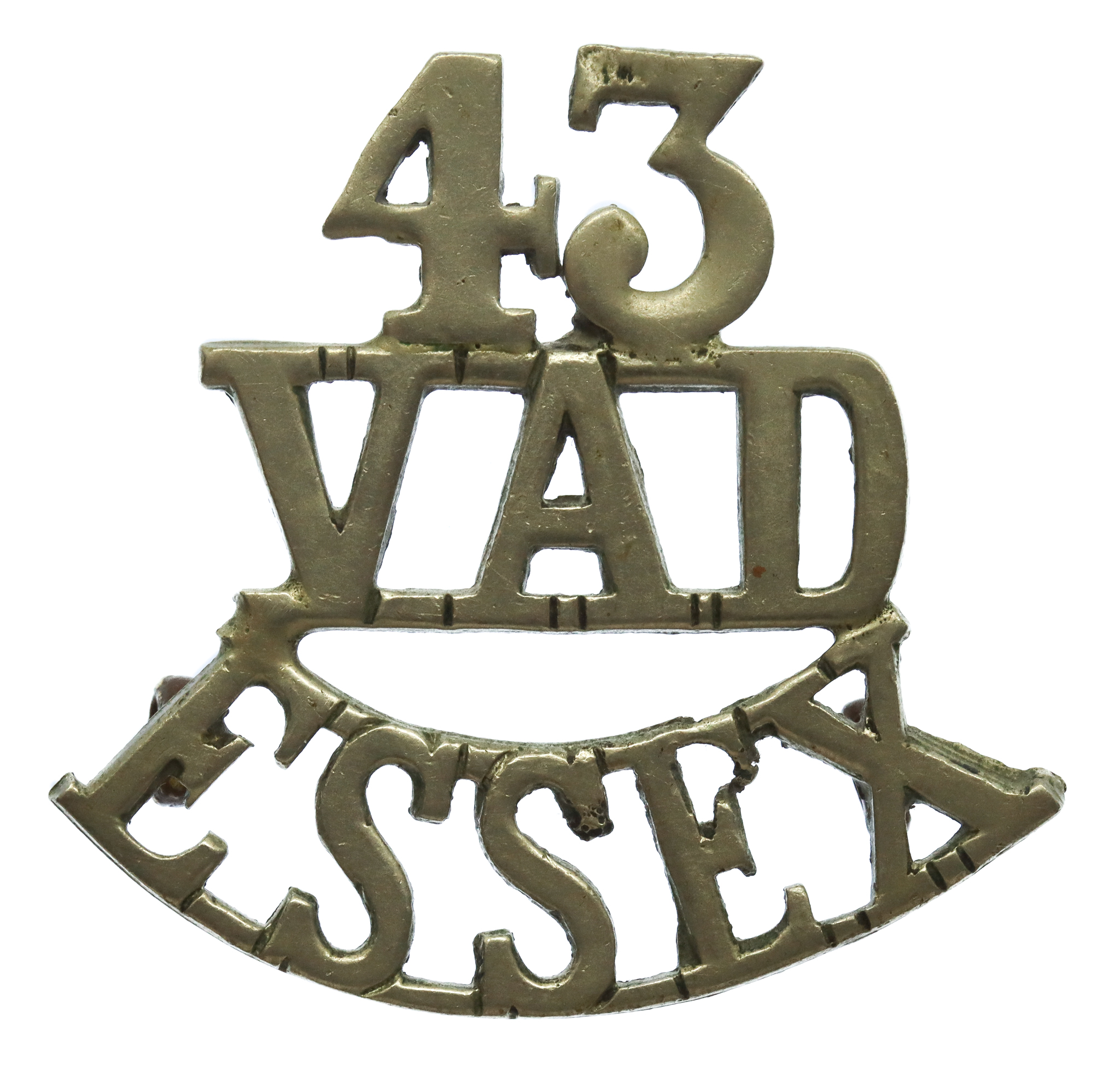 Voluntary Aid Detachment Essex (43/VAD/ESSEX) Shoulder Title