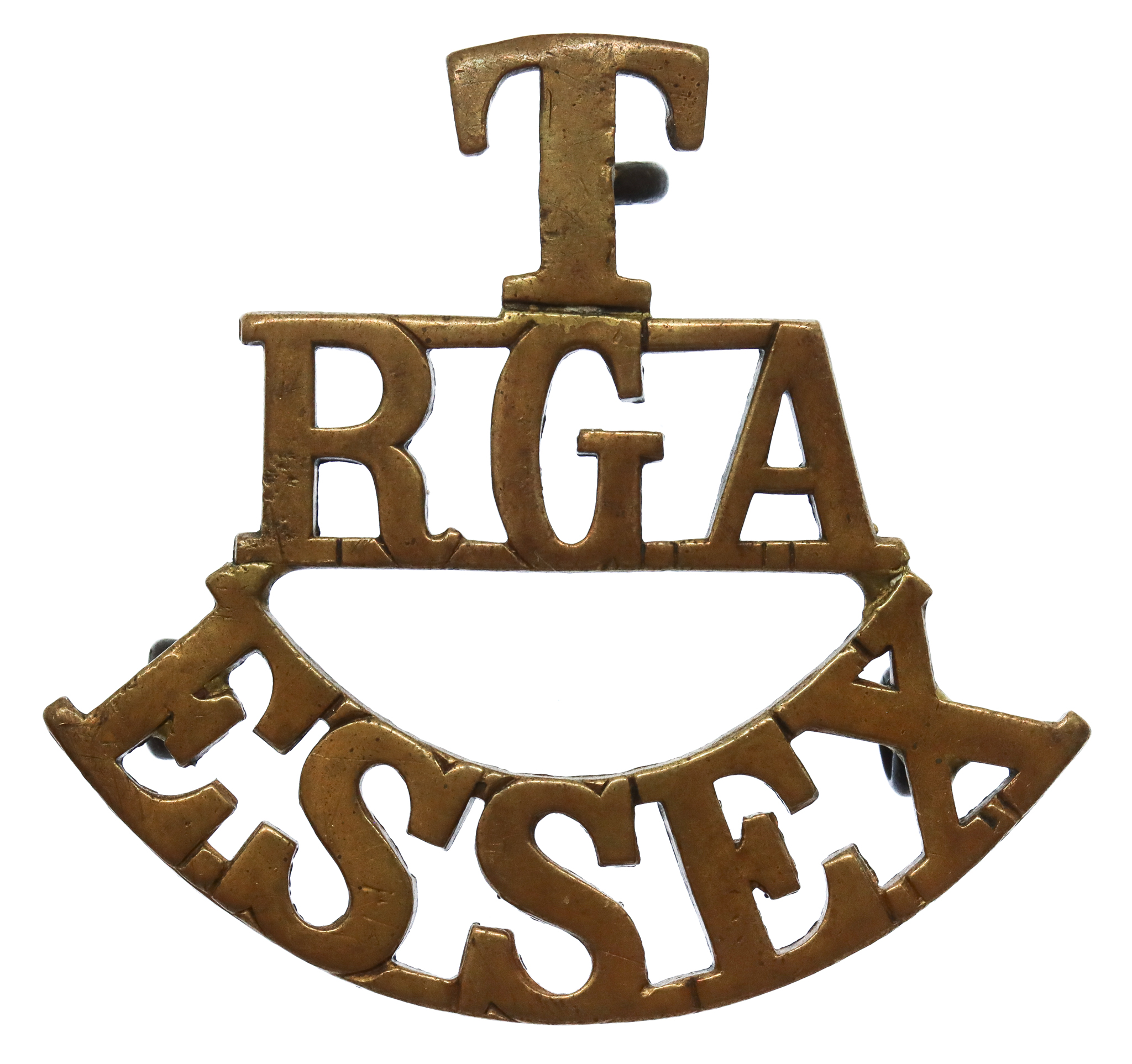 Essex Territorials Royal Garrison Artillery (T/RGA/ESSEX) Shoulder Title