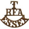 Essex Territorials Royal Field Artillery (T/RFA/ESSEX) Shoulder Title