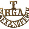 Essex & Suffolk Territorials, Royal Garrison Artillery (T/R.G.A./ESSEX & SUFFOLK) Shoulder Title