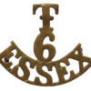 6th Territorial Bn. Essex Regiment (T/6/ESSEX) Shoulder Title