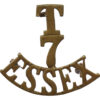 7th Territorial Bn. Essex Regiment (T/7/ESSEX) Shoulder Title