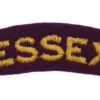 Essex Regiment (ESSEX) Cloth Shoulder Title
