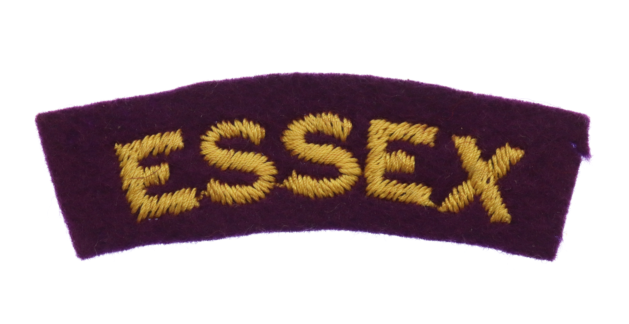 Essex Regiment (ESSEX) Cloth Shoulder Title