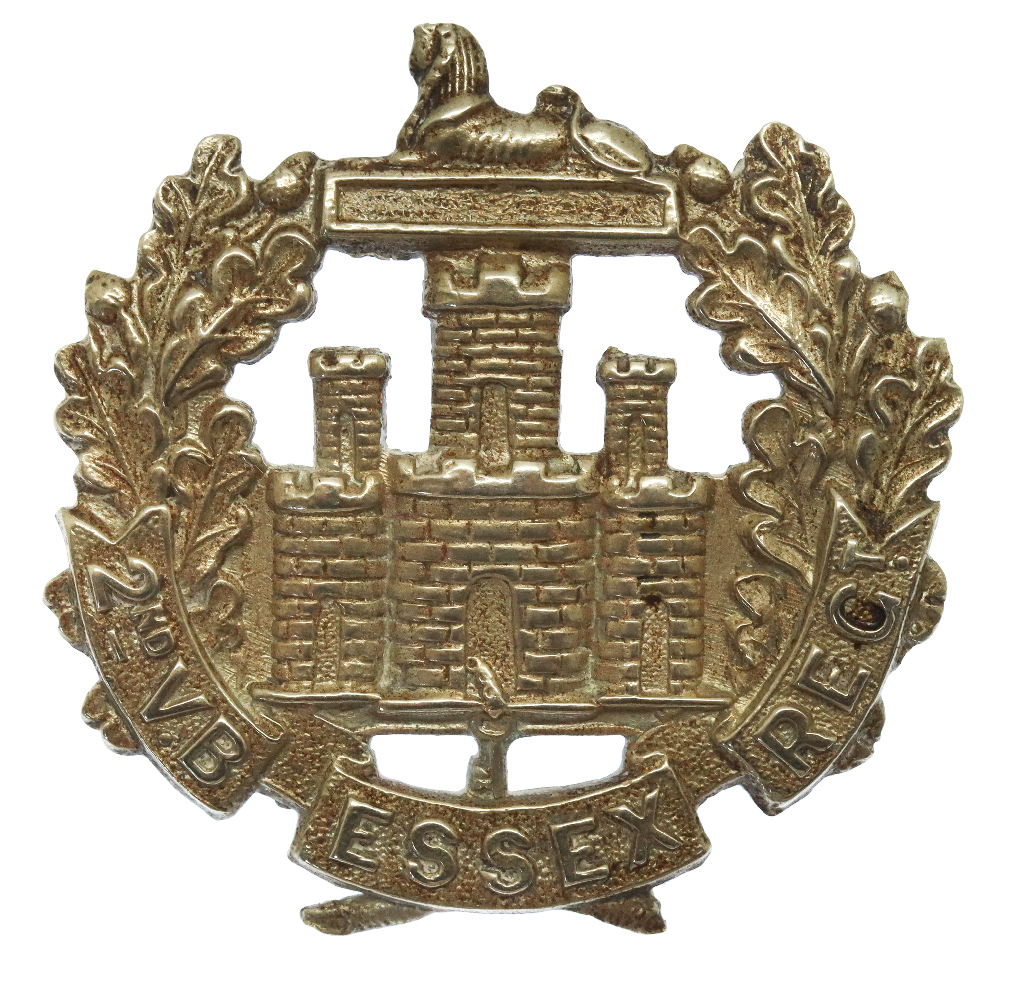 2nd Volunteer Bn. Essex Regiment Cap Badge