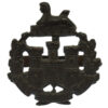 Essex Regiment Officer's Service Dress Cap Badge (c.1902)