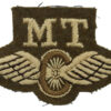 British Army Motor Transport (M.T) Winged Wheel Cloth Proficiency Arm Badge