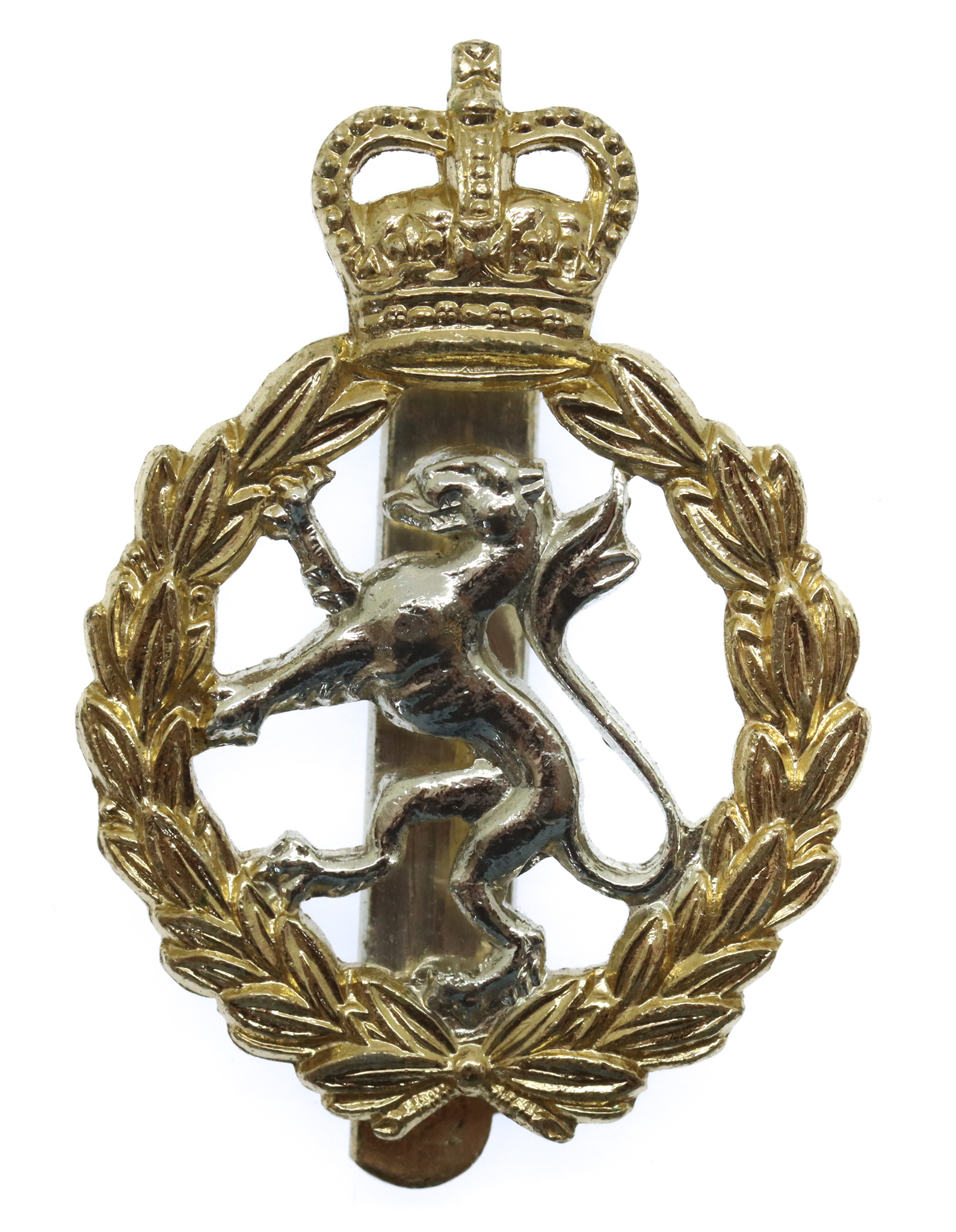 Women's Royal Army Corps (W.R.A.C.) Anodised (Staybrite) Cap Badge