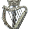 London Irish Pipers Anodised (Staybrite) Caubeen Badge