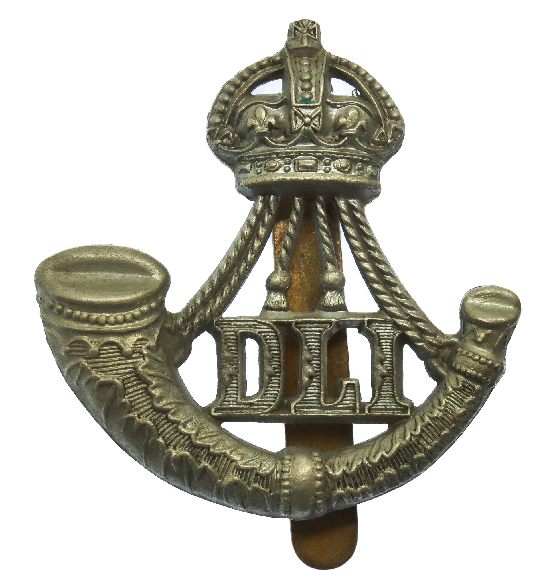 Durham Light Infantry (D.L.I.) Cap Badge - King's Crown