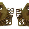 Pair of 7th Territorial Bn. Worcestershire Regiment (T/7/WORCESTERSHIRE) Shoulder Title
