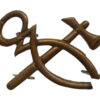 British Army Blacksmith/Artificer Brass Trade Badge