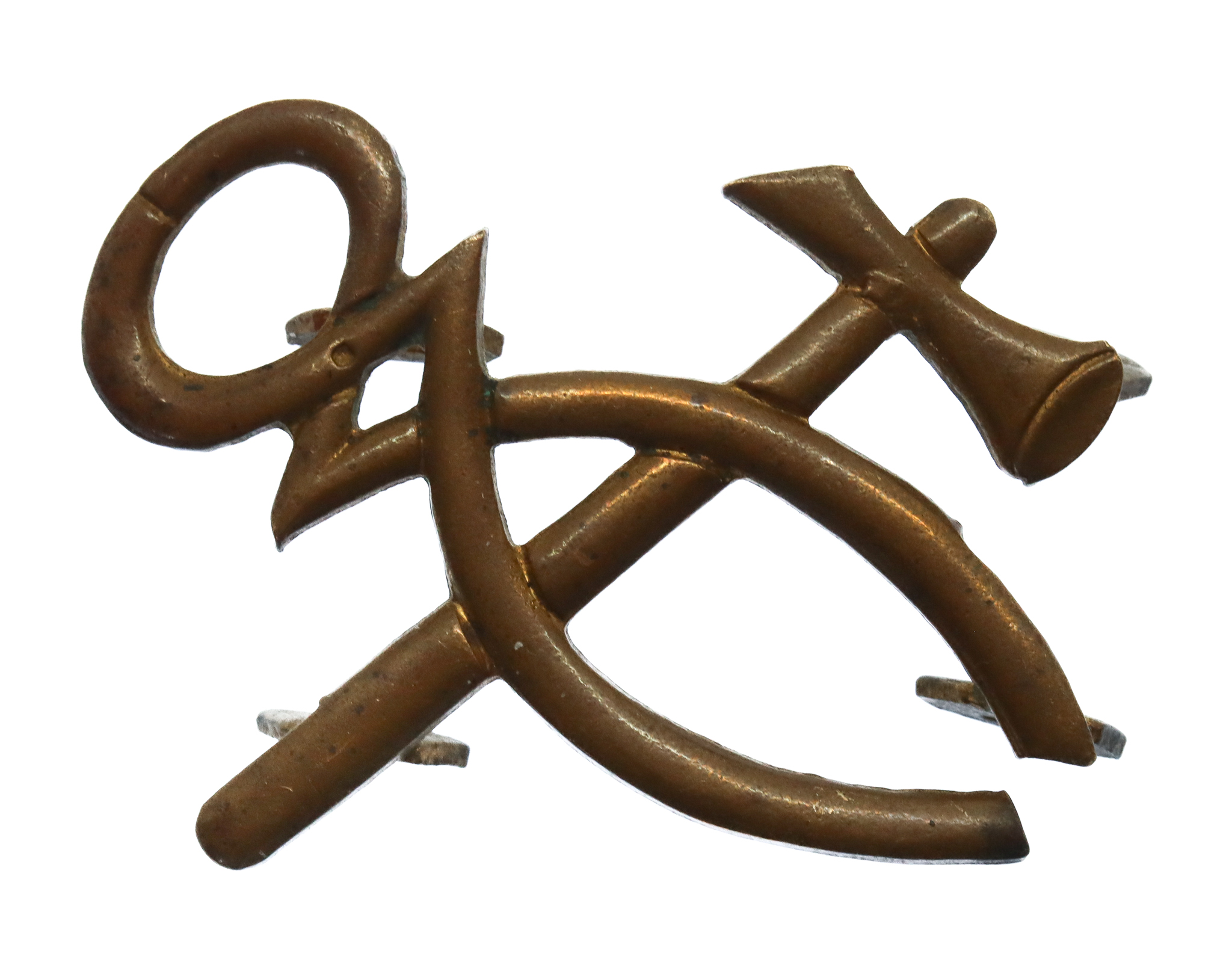 British Army Blacksmith/Artificer Brass Trade Badge